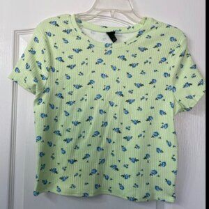 Women's/Junior Wild Fable Floral Crop Top SZ XL